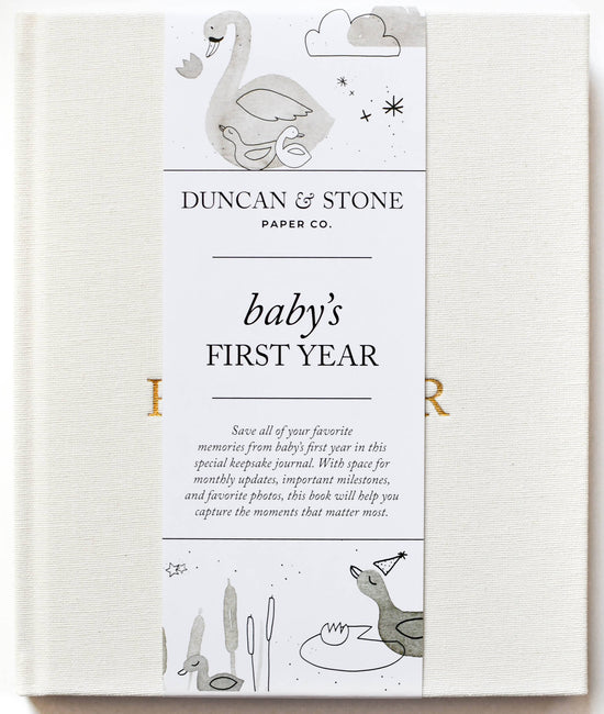 Baby's First Year Memory Book & Photo Album
