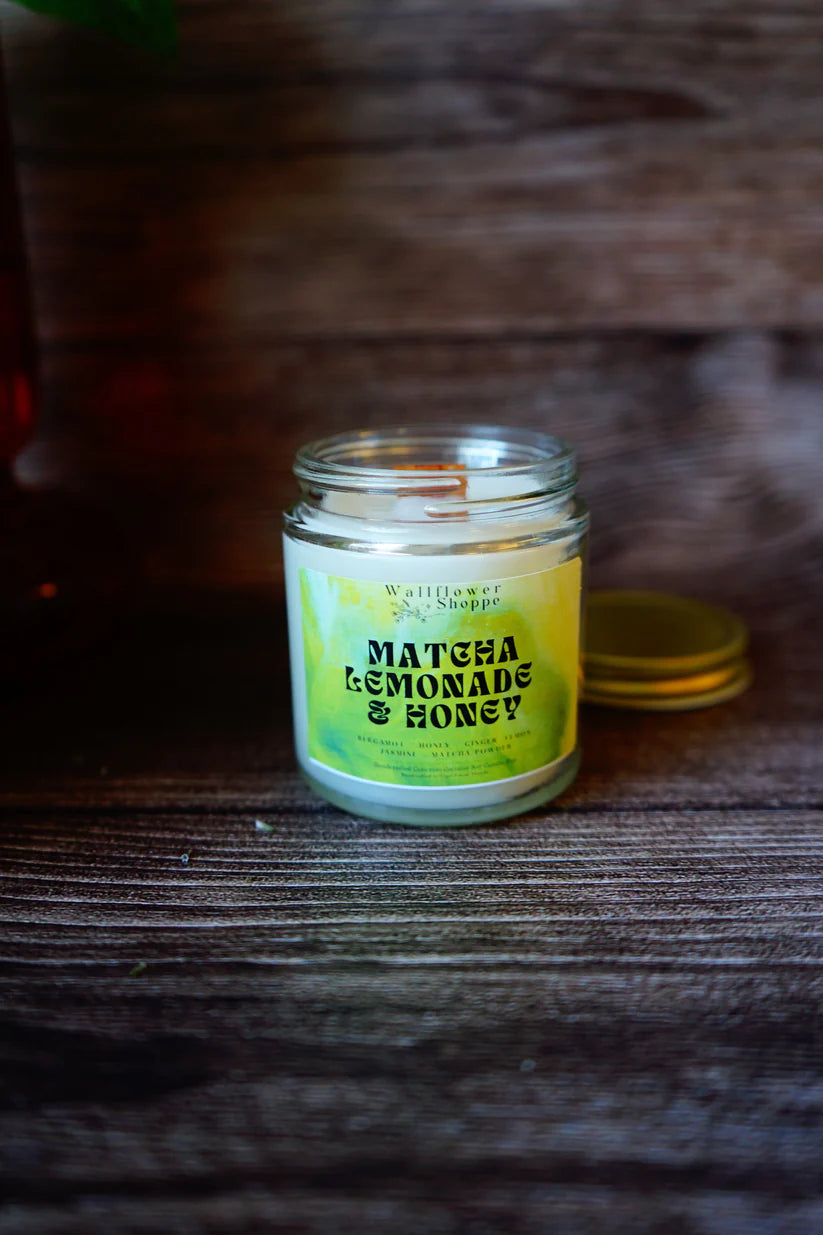 Wallflower Shoppe Mini 4oz Candle Matcha Honey & Lemonade
