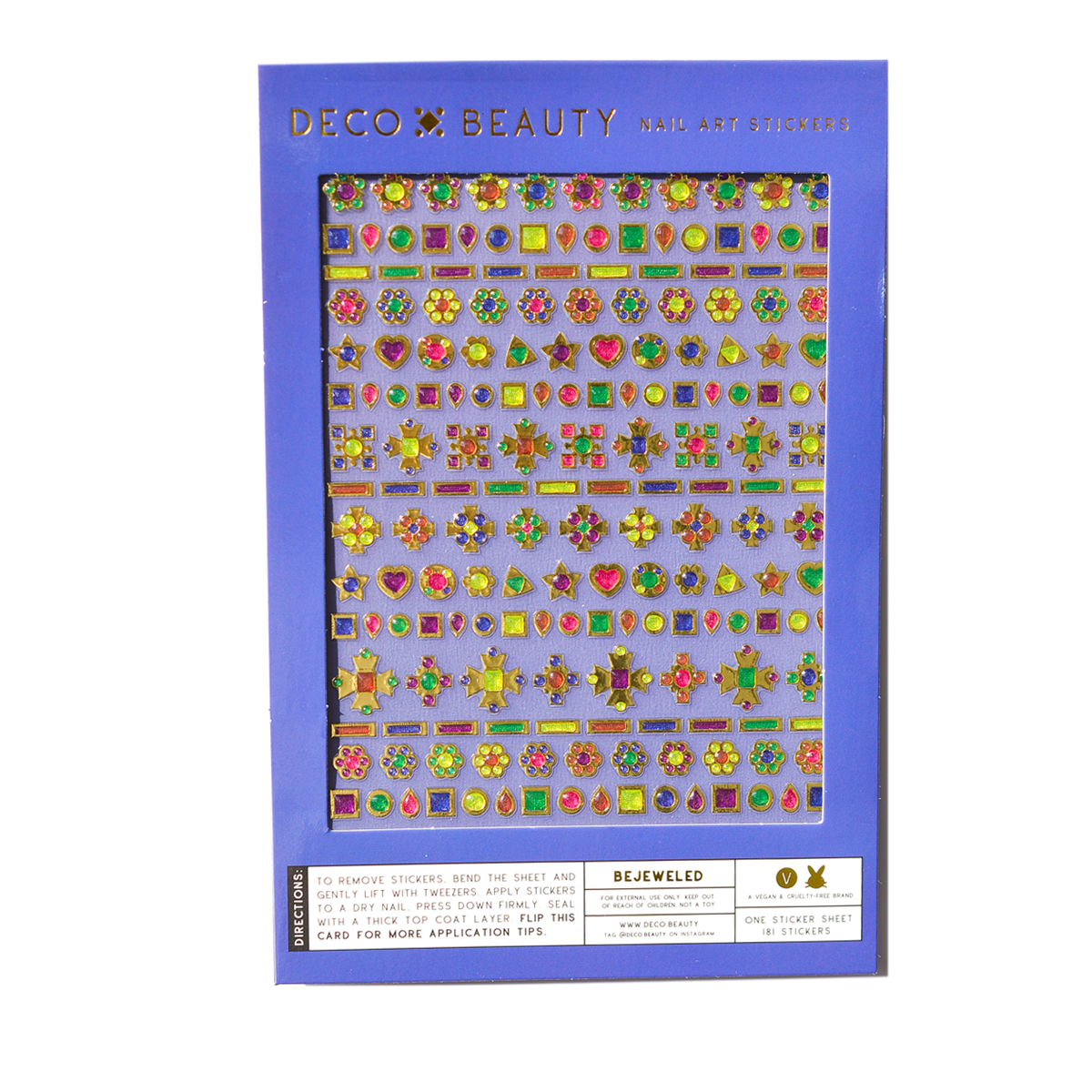 Deco Beauty Nail Art Stickers - Bejewled