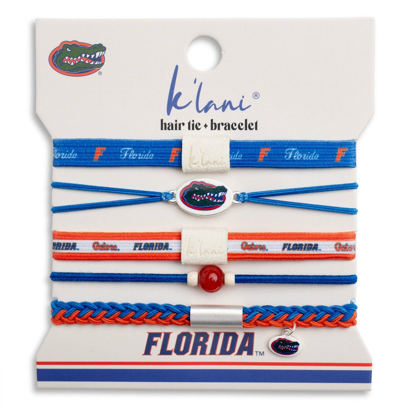 K'lani University of Florida Game Day Hair Tie Bracelets