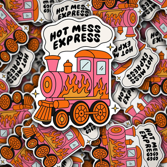 Hot Mess Express Sticker