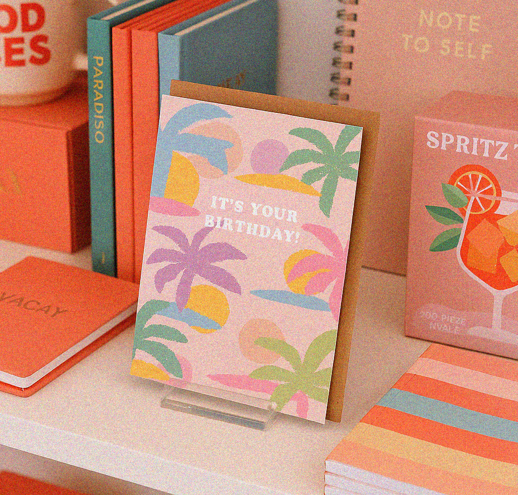 It’s Your Birthday Tropical Palm Card
