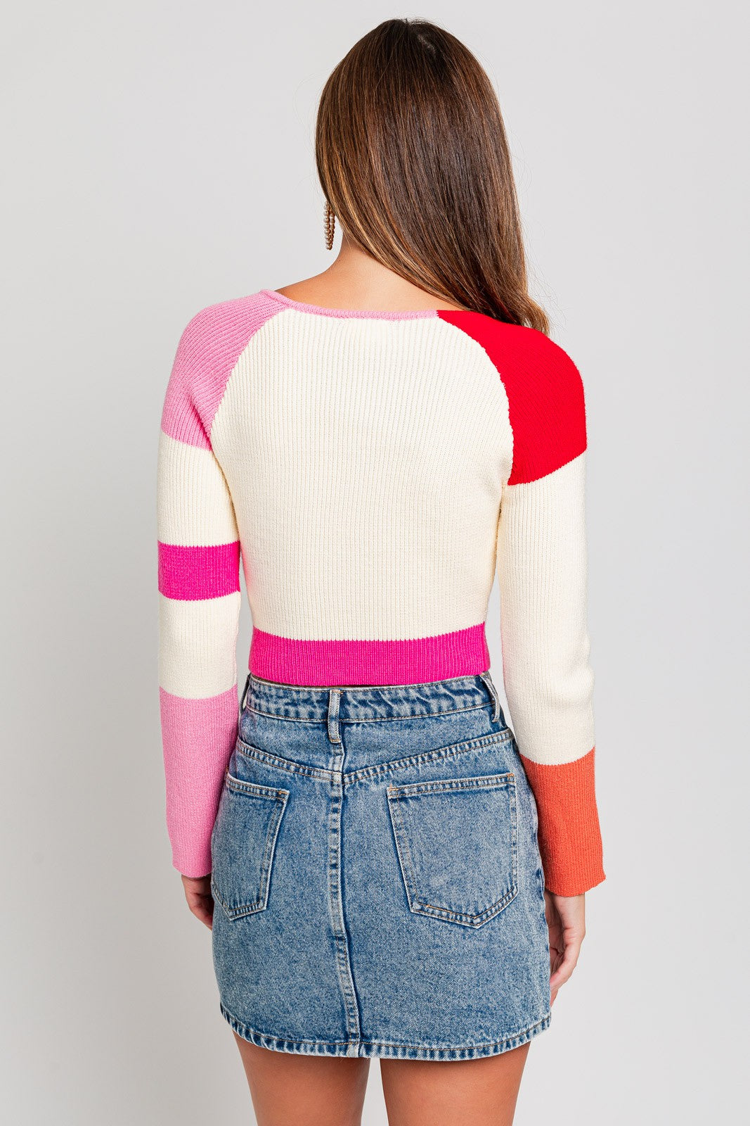 Valentines Stripes & Love Sweater