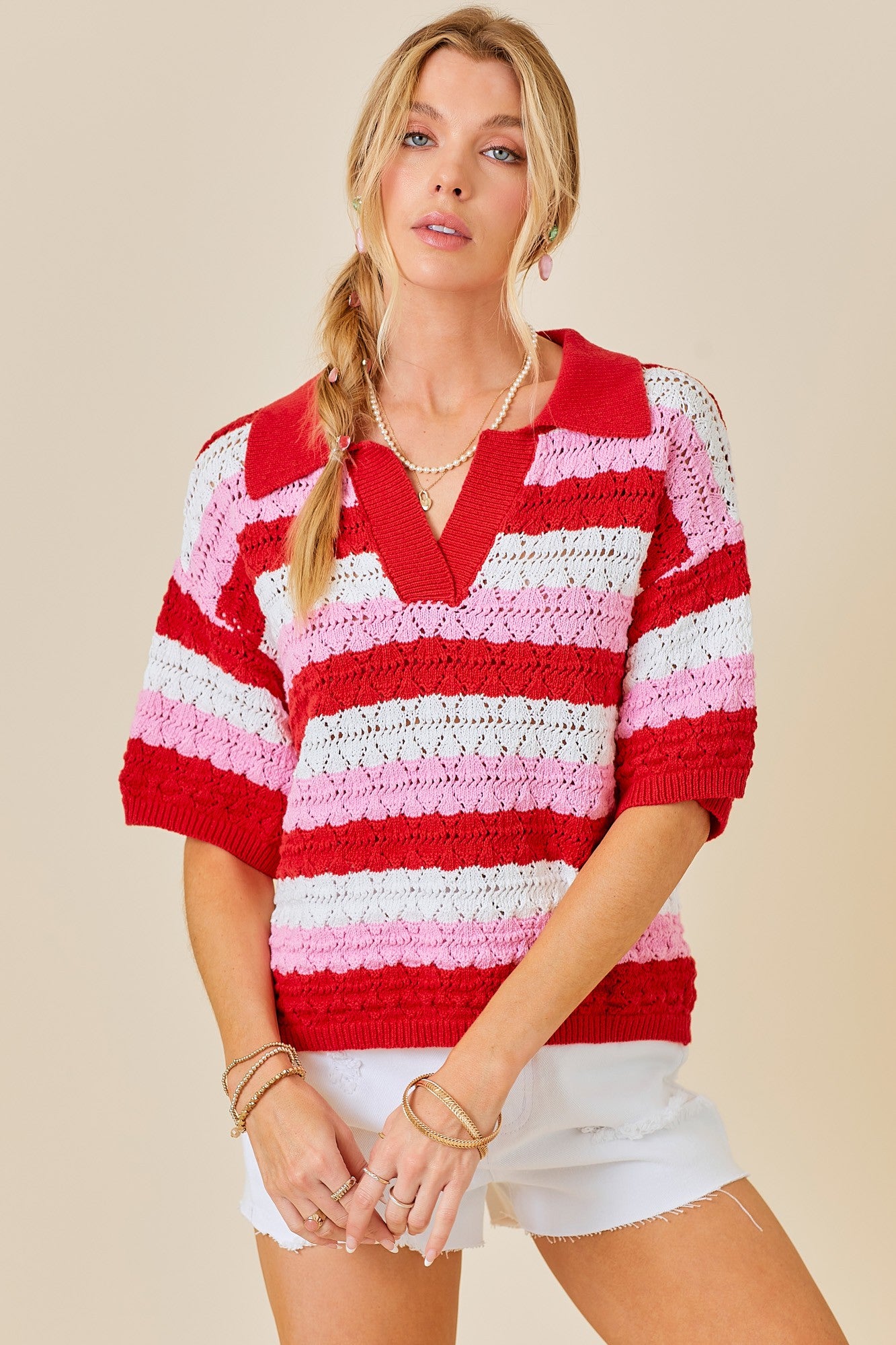 Charming Stripe Sweater