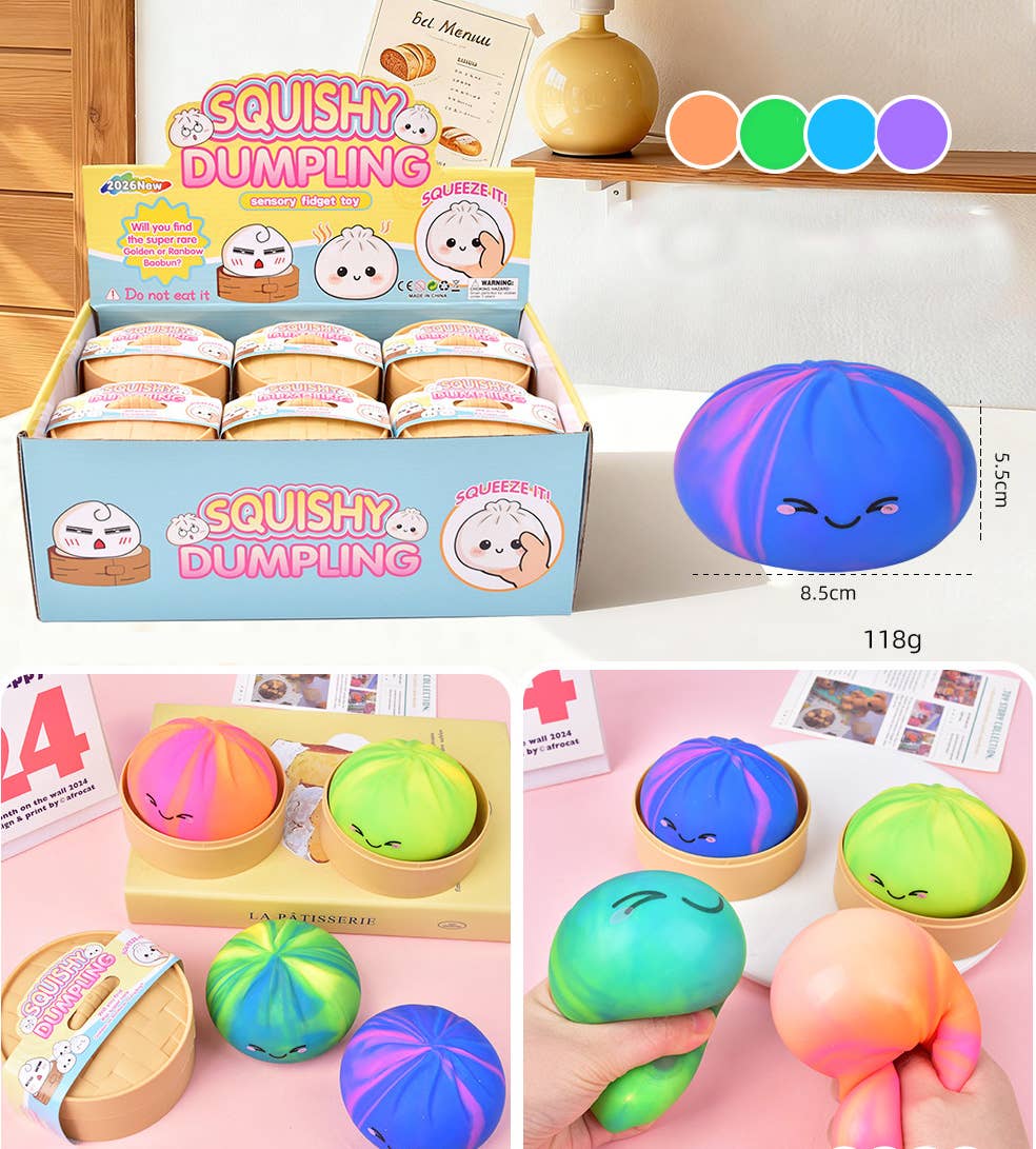 Mystery Squishy Dumpling Fidget Toy