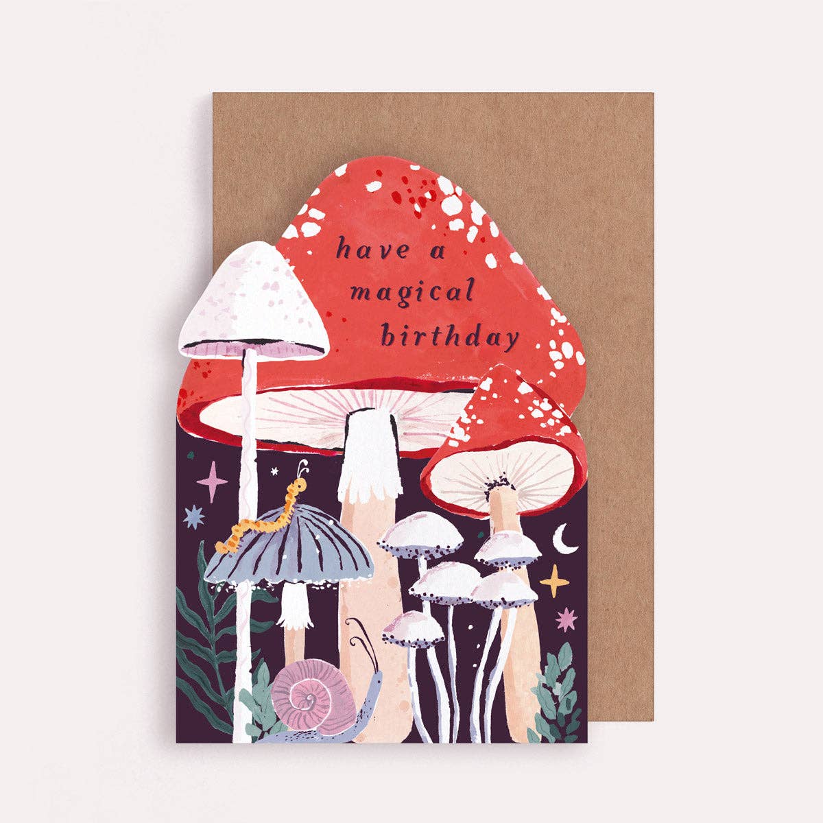 Magic Mushroom Birthday Card