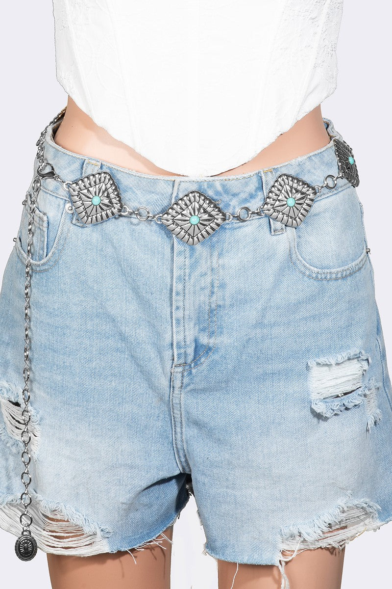 Concha Belt Silver