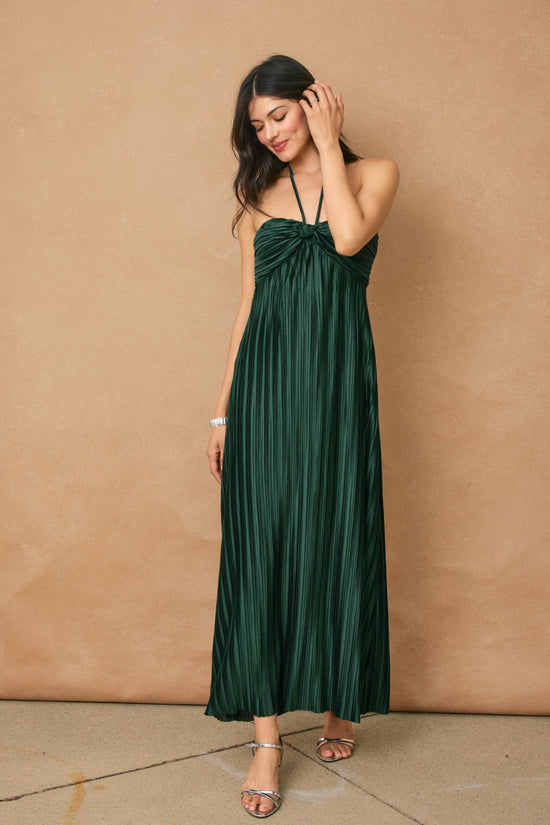 Sabrina Pleated Maxi Dress