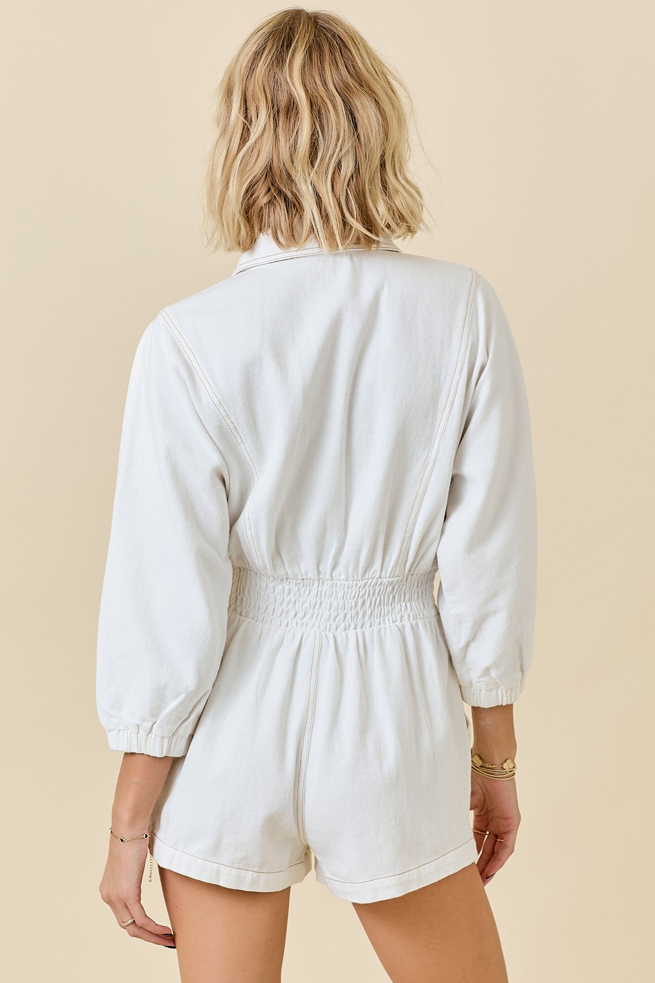 Steph Denim Romper