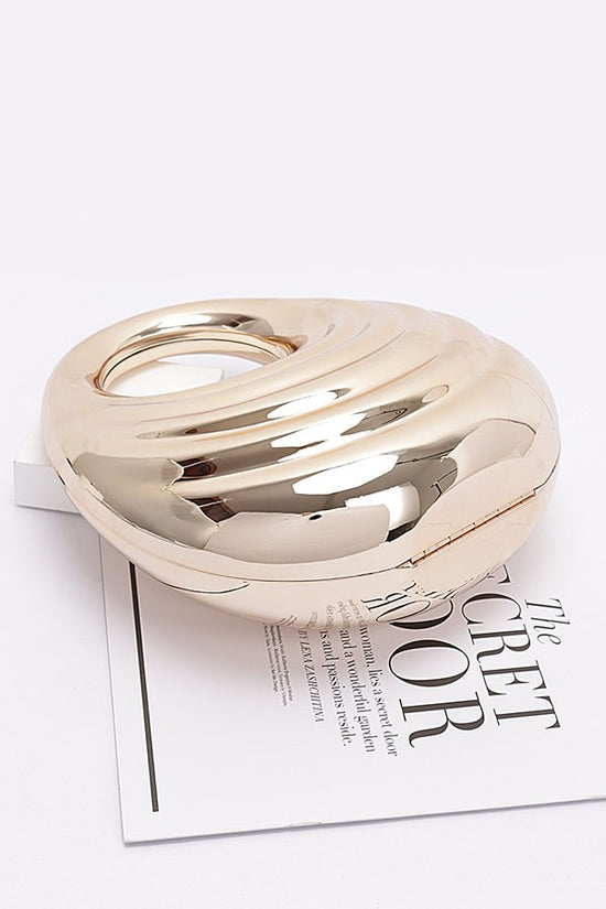 Gilded Chain Clutch Bag