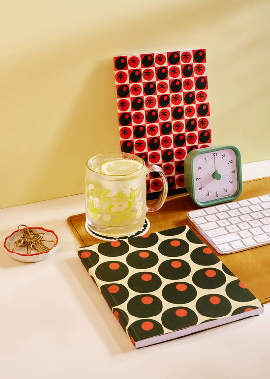 Retro Olive Lined Journal