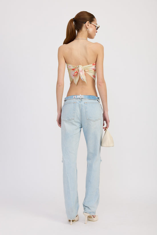 Load image into Gallery viewer, Erin Floral Scarf Top
