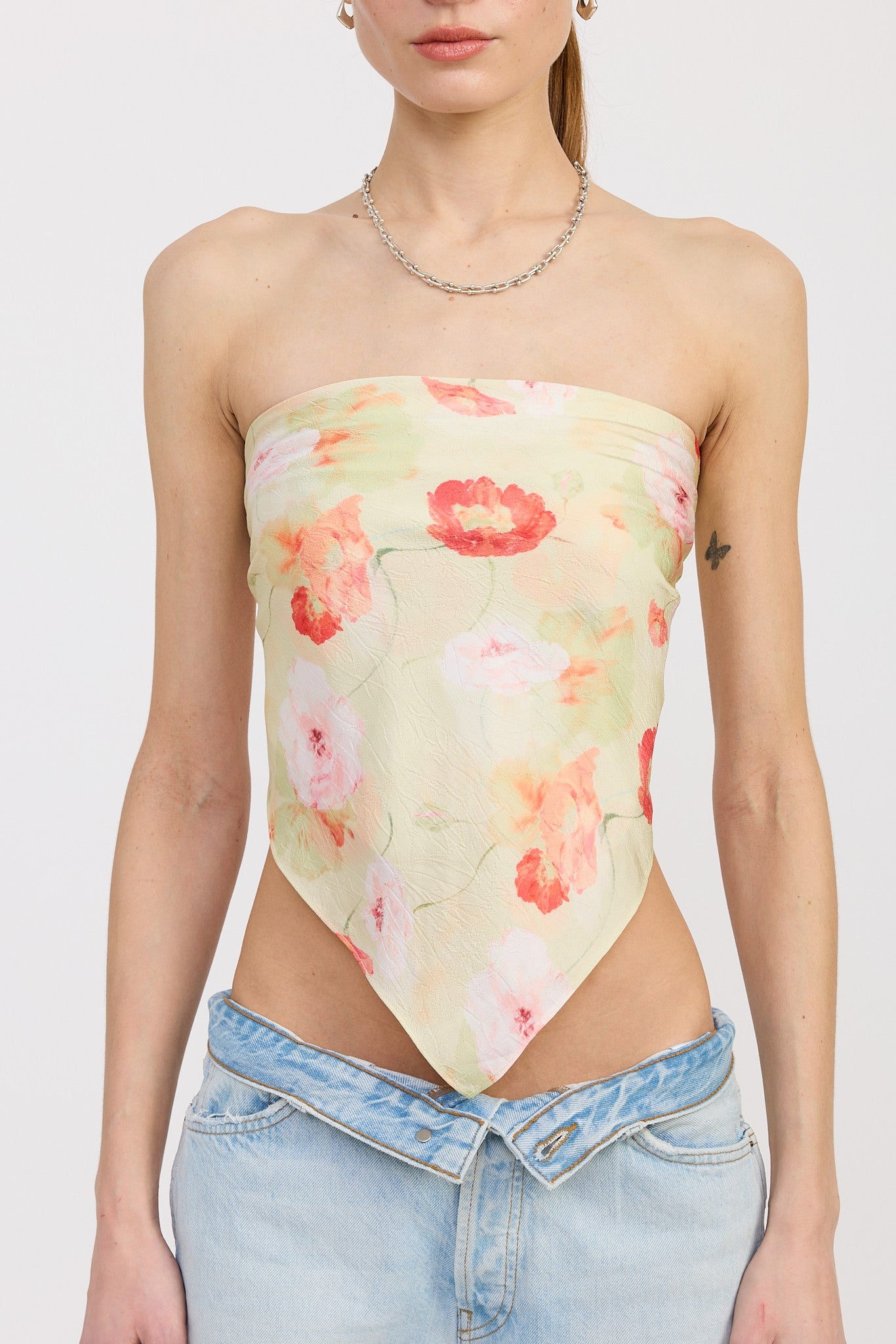 Erin Floral Scarf Top
