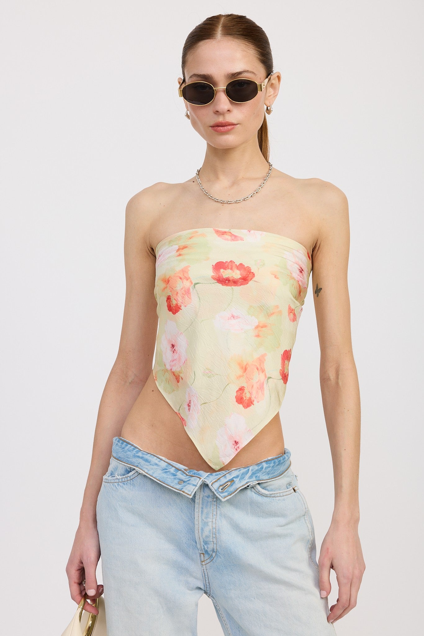 Erin Floral Scarf Top