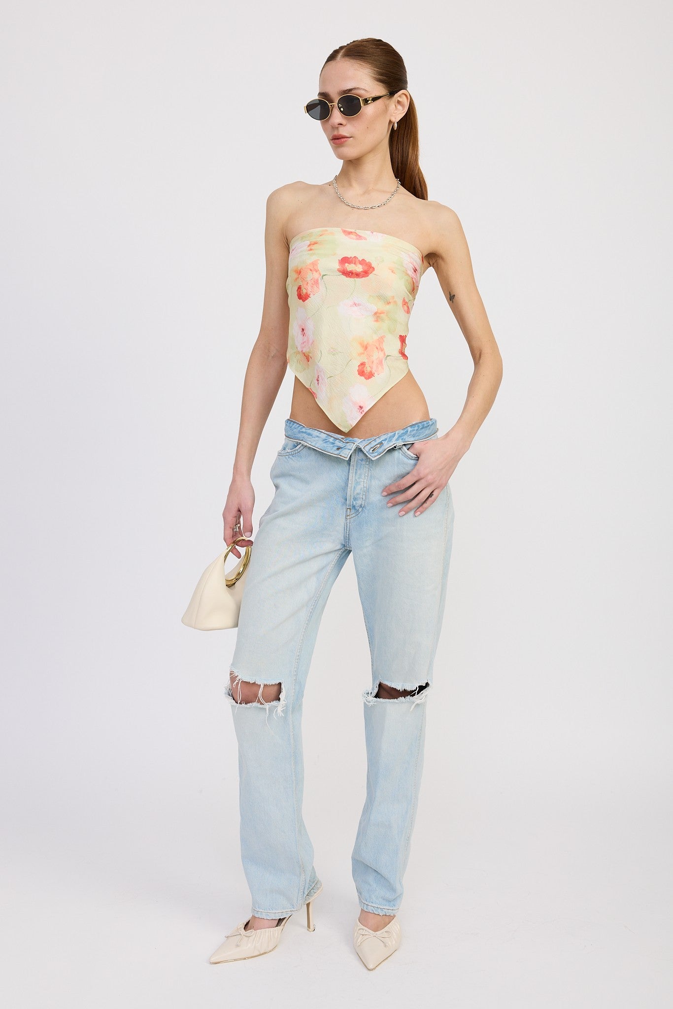 Erin Floral Scarf Top