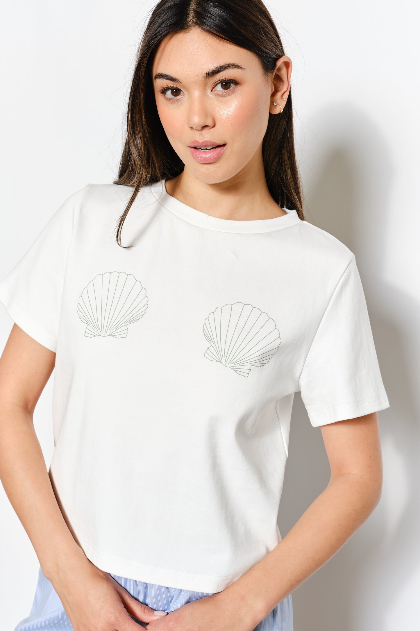 Elysia Shell Print Tee