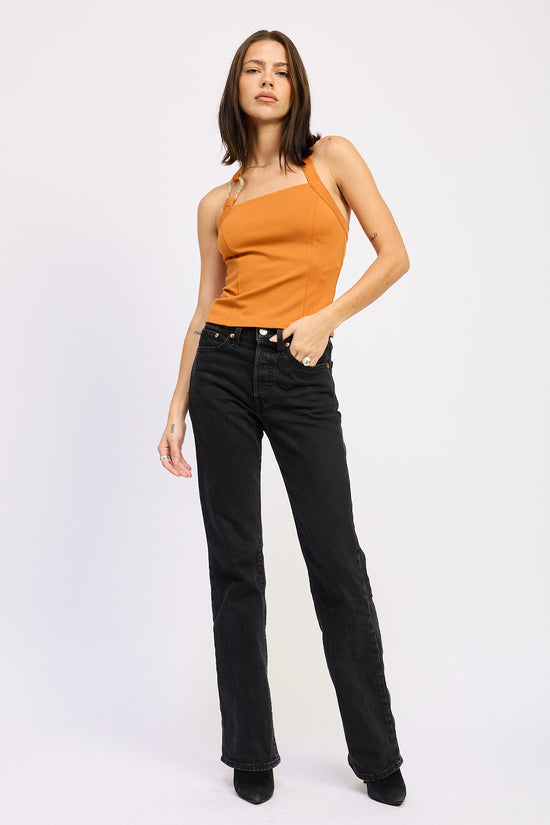 Tessa Halter Top Rust