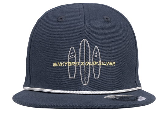 Load image into Gallery viewer, BinkyBro  X Quik Navy Hat
