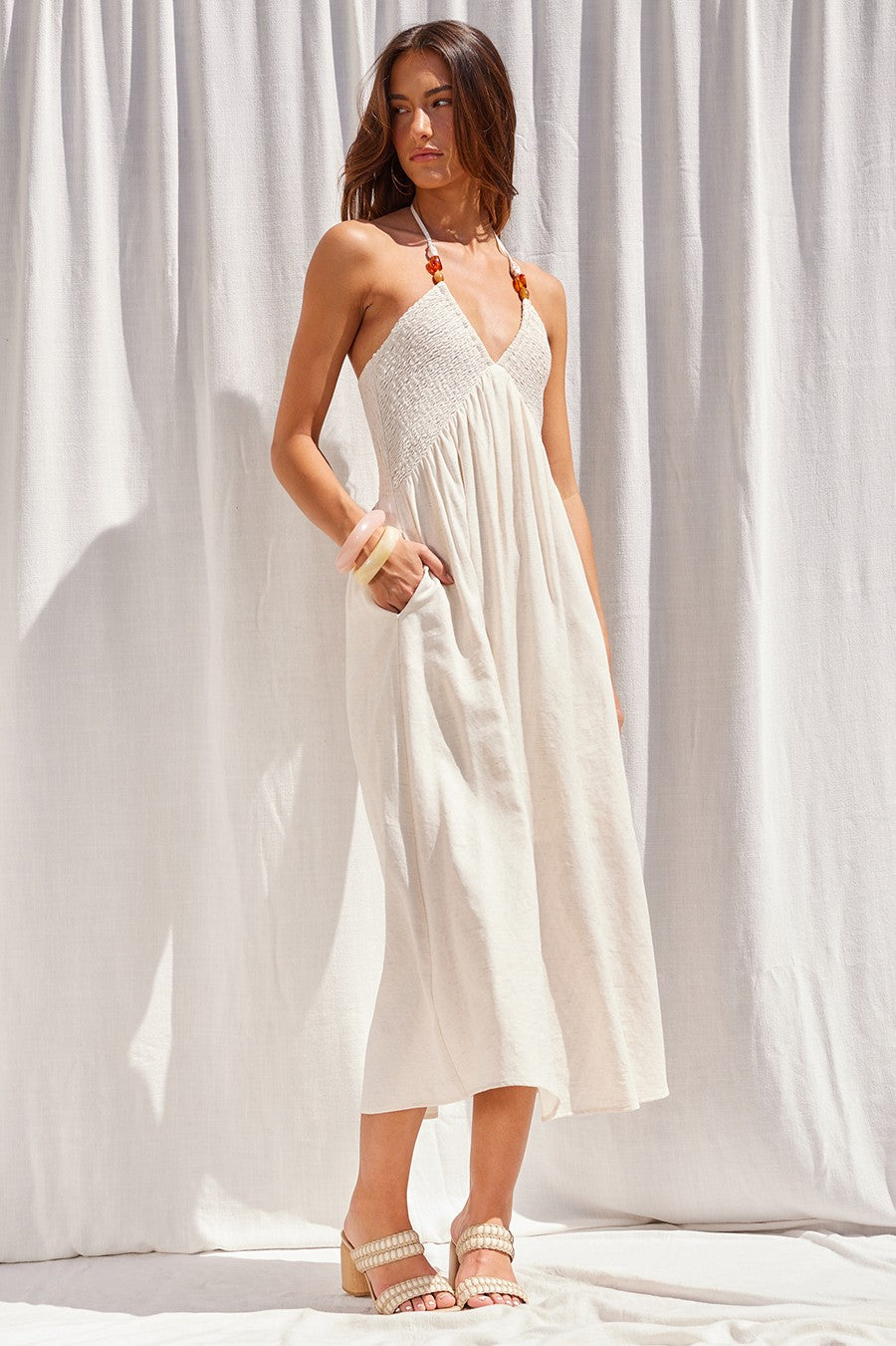 Boho Maxi Dress S