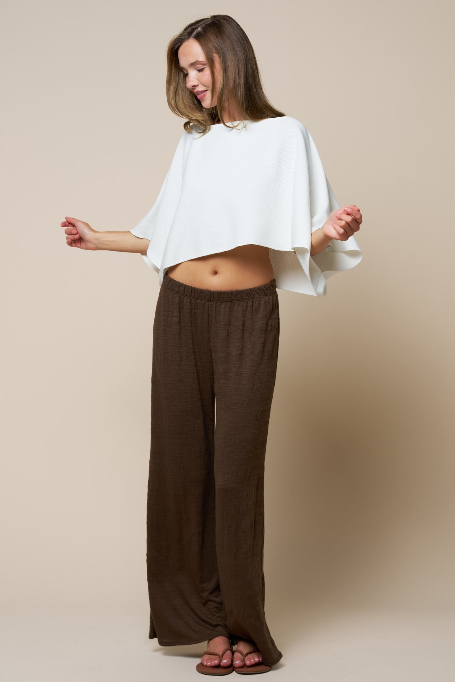Sammie Crop Poncho Top
