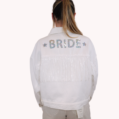 Bride White Denim Jacket