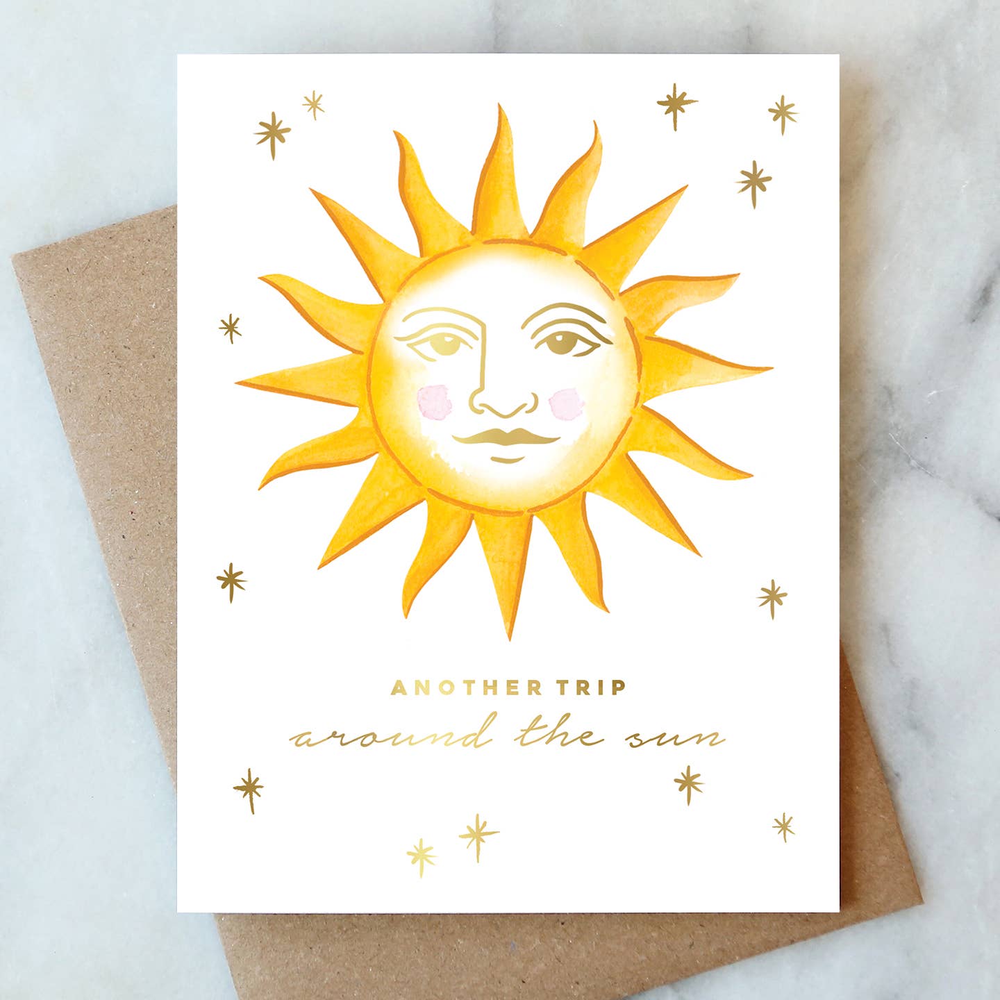 Another Trip Around the Sun Greeting Birthday Card