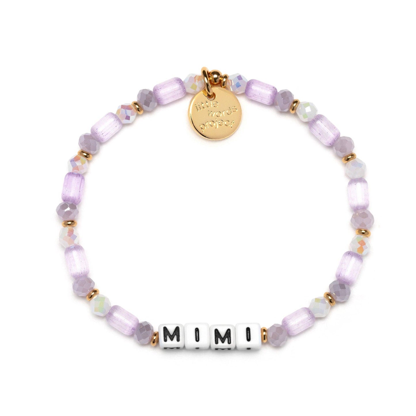 Little Words Project Mimi Bracelet-Lavender Lace