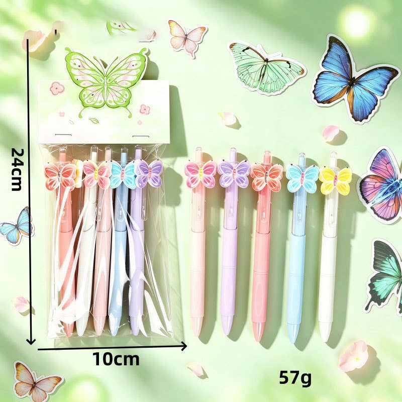 Fairytale Butterfly Black Gel Pen