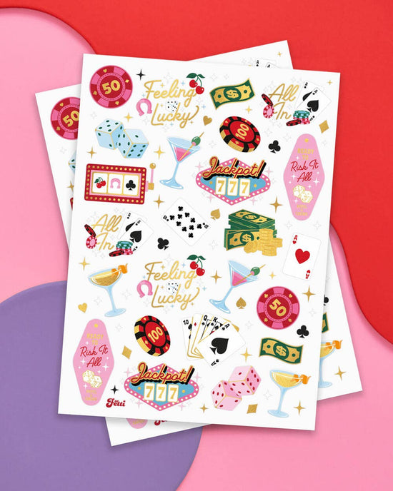 Casino Temporary Tattoos
