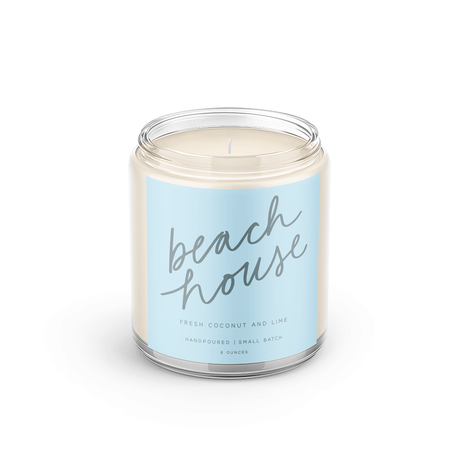 Beach House Soy Wax Hand-Poured Candle