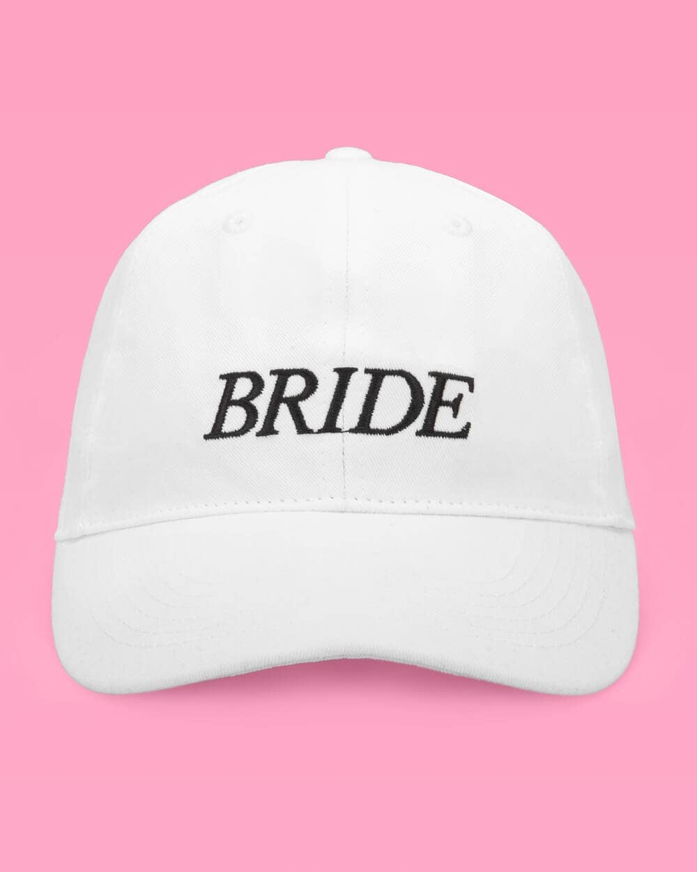Bride Baseball Hat - embroidered cotton hat