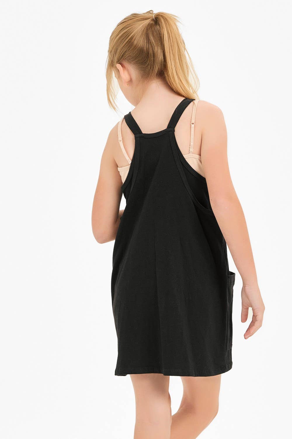 Kids Romper Dress Aqua