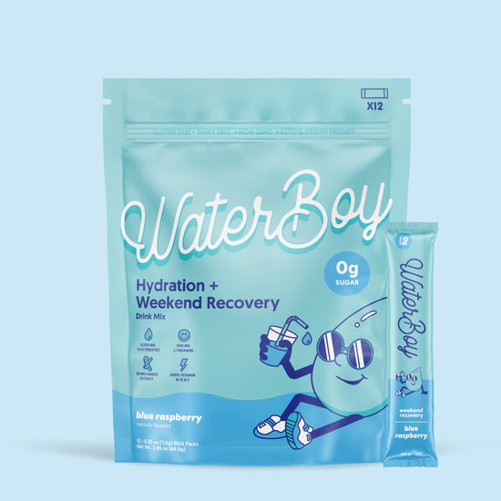 WaterBoy Hydration + Weekend Recovery Drink Mix