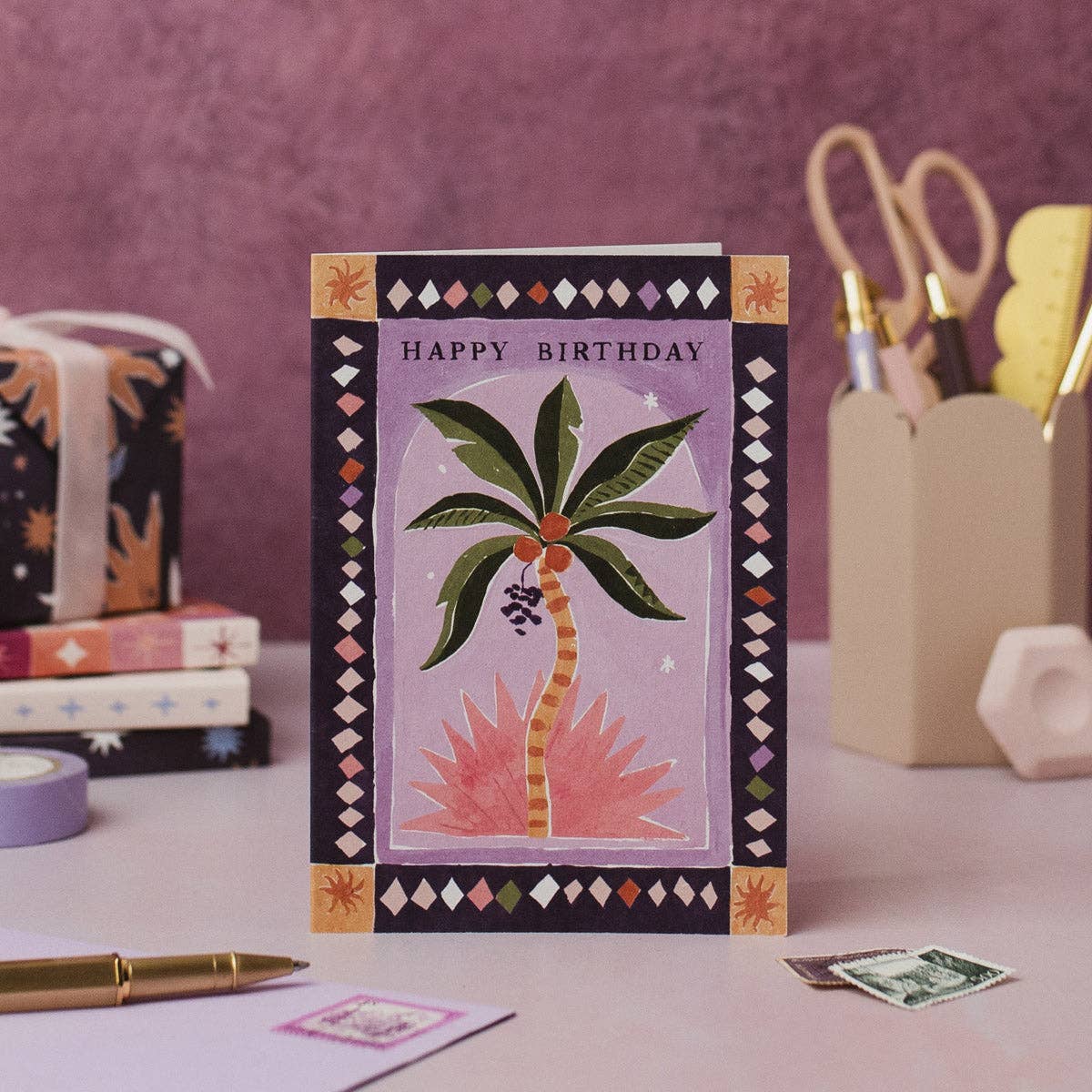 Tropical Summer Birthday Card
