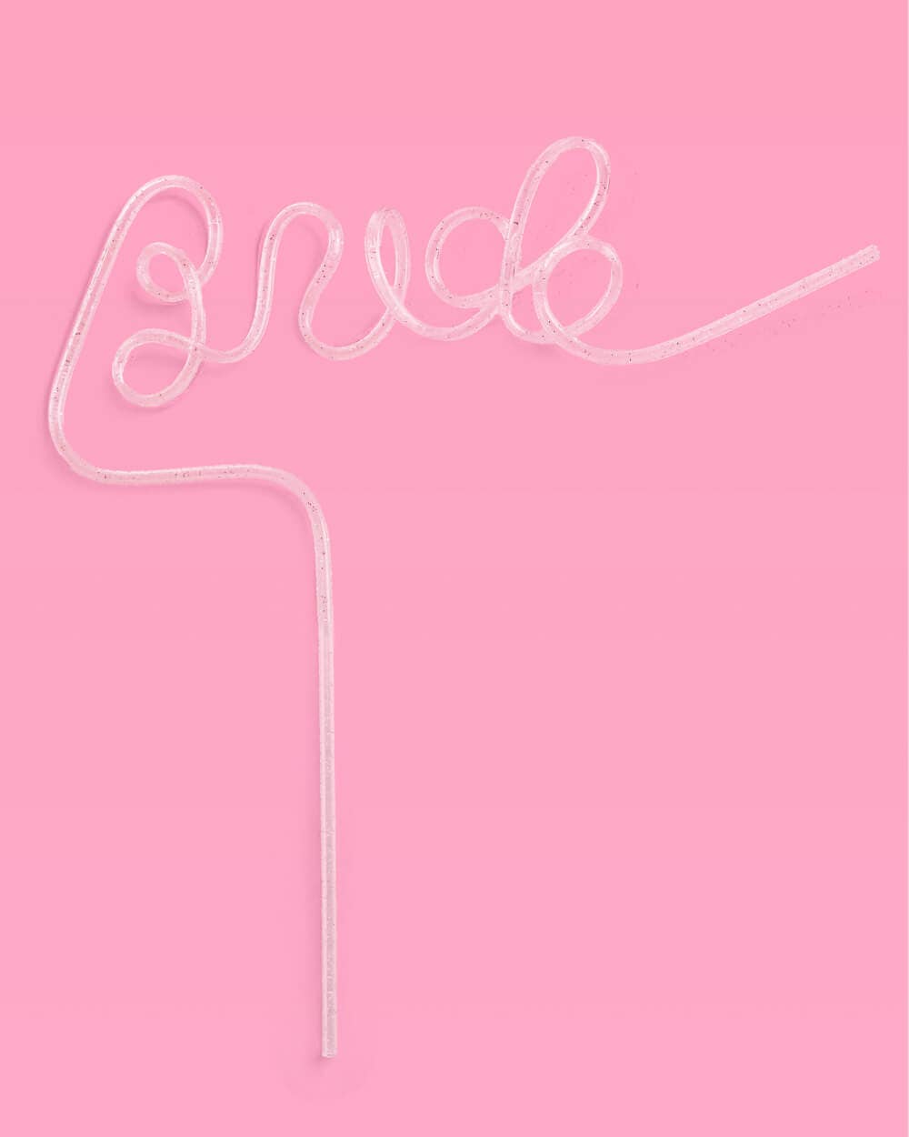 Glitter Bride Straw