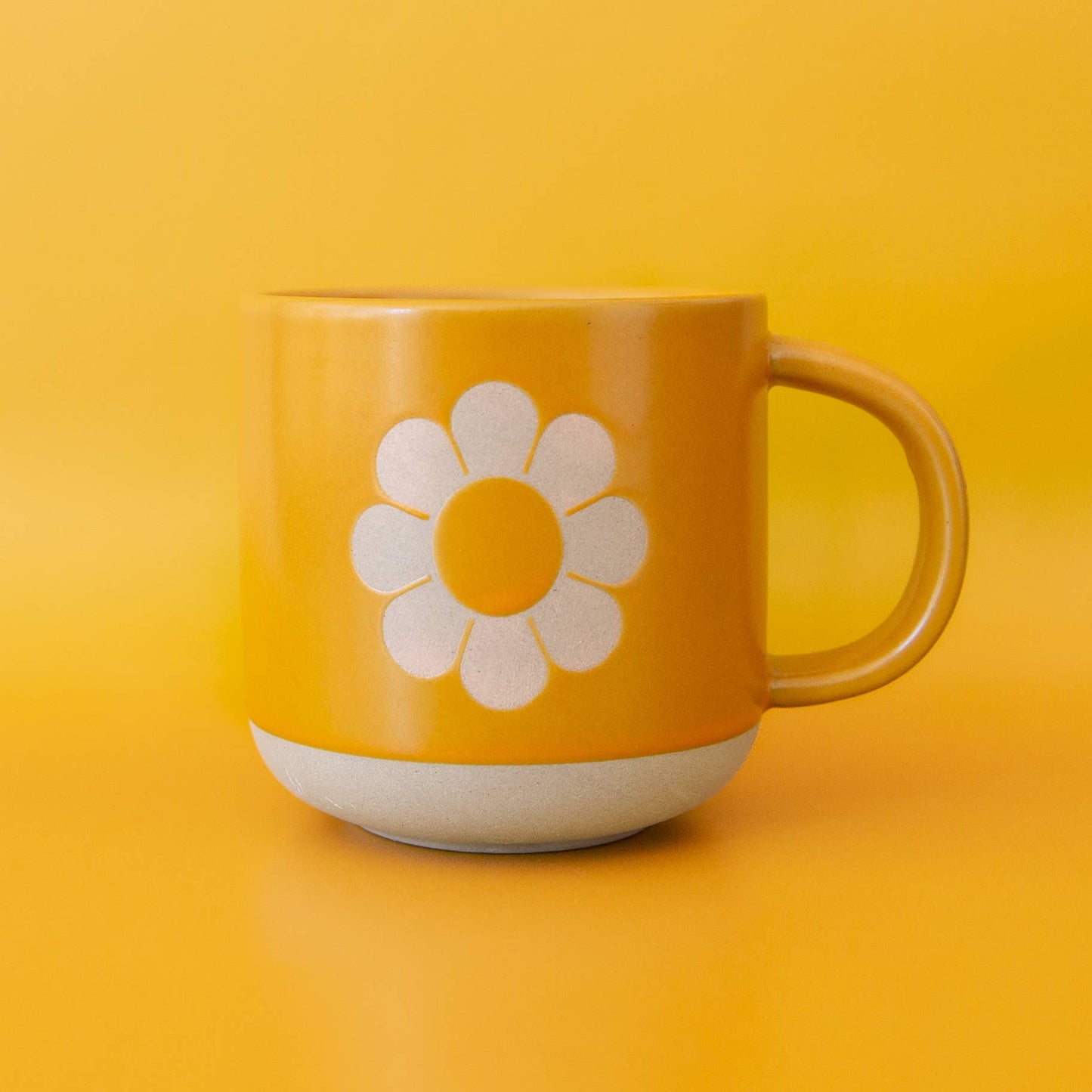 Retro Flower Ceramic Mug