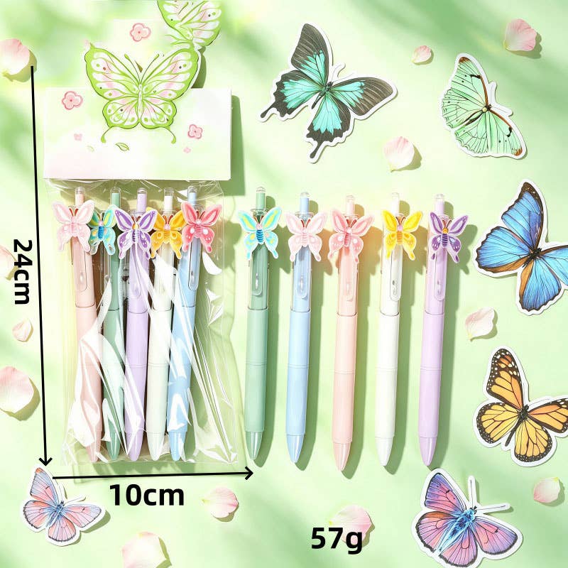 Fairytale Butterfly Black Gel Pen