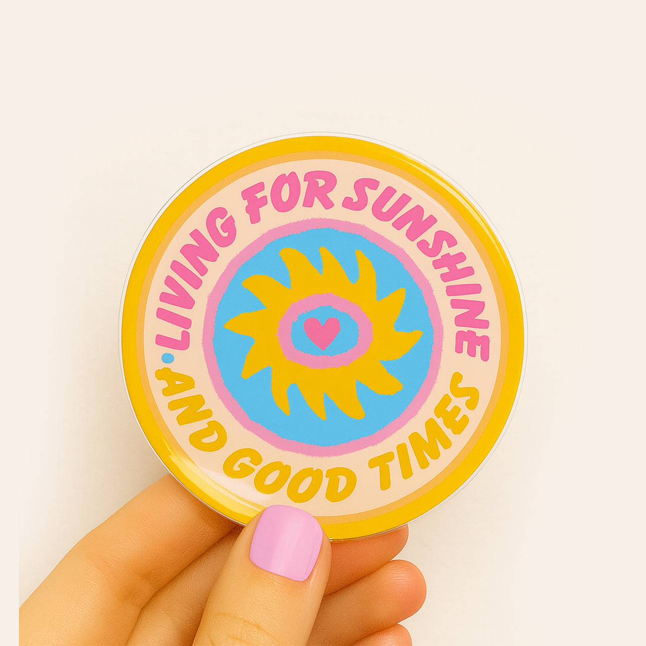 Sunshine and Good Times Sticker