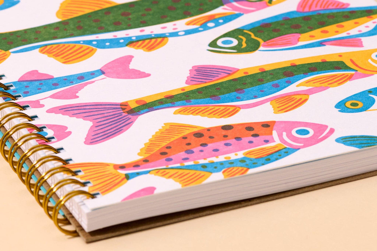 Rainbow Trout Spiral Notebook