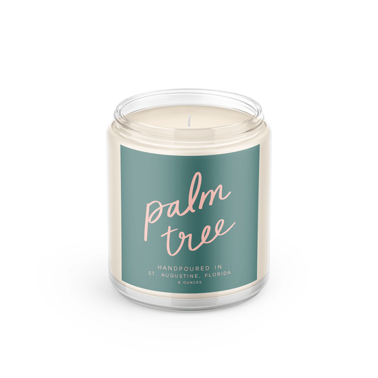 Palm Tree Soy Wax Hand-Poured Candle