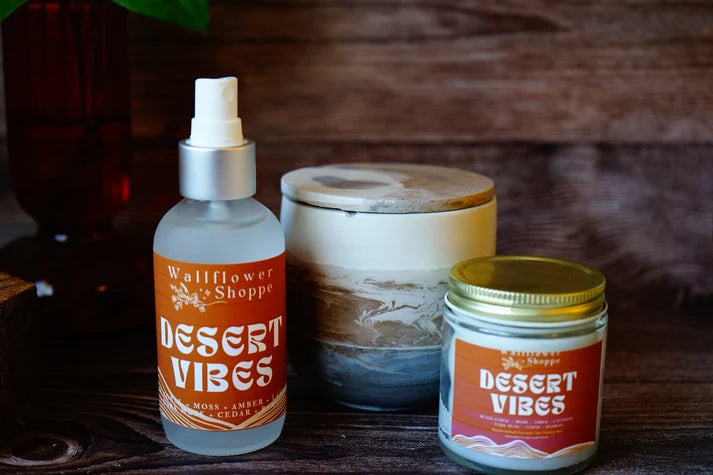 Wallflower Shoppe Mini 4oz Candle Desert Vibes