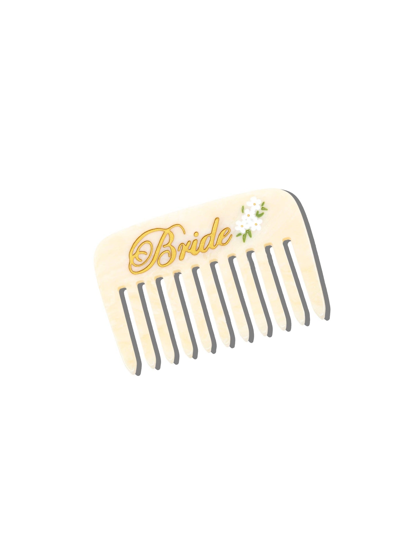 Solar Eclipse Hand-Painted Bride Pocket Comb