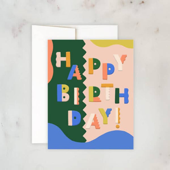 Birthday Colorblock Card