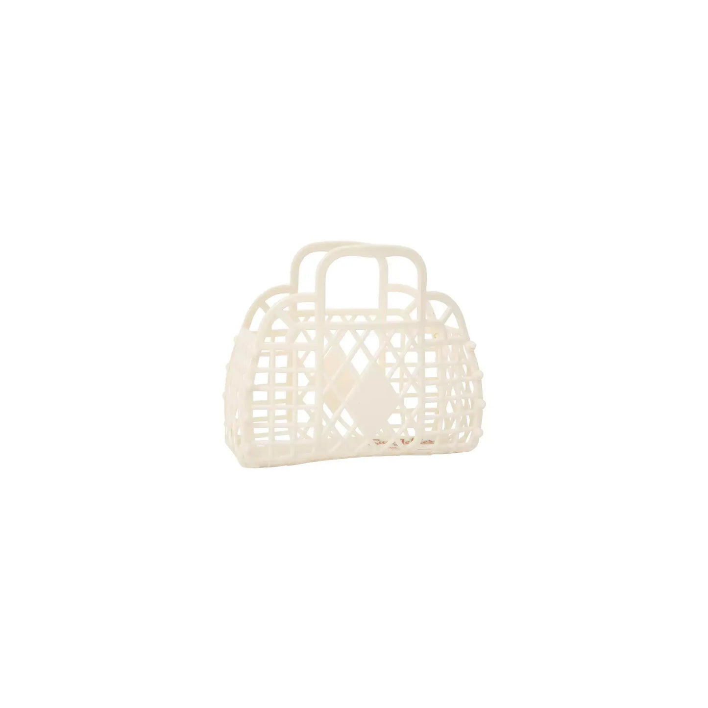 Mini Retro Basket Jelly Bag - Green