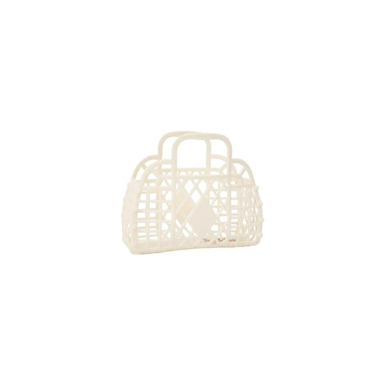 Retro Basket Jelly Bag - Mini: Latte