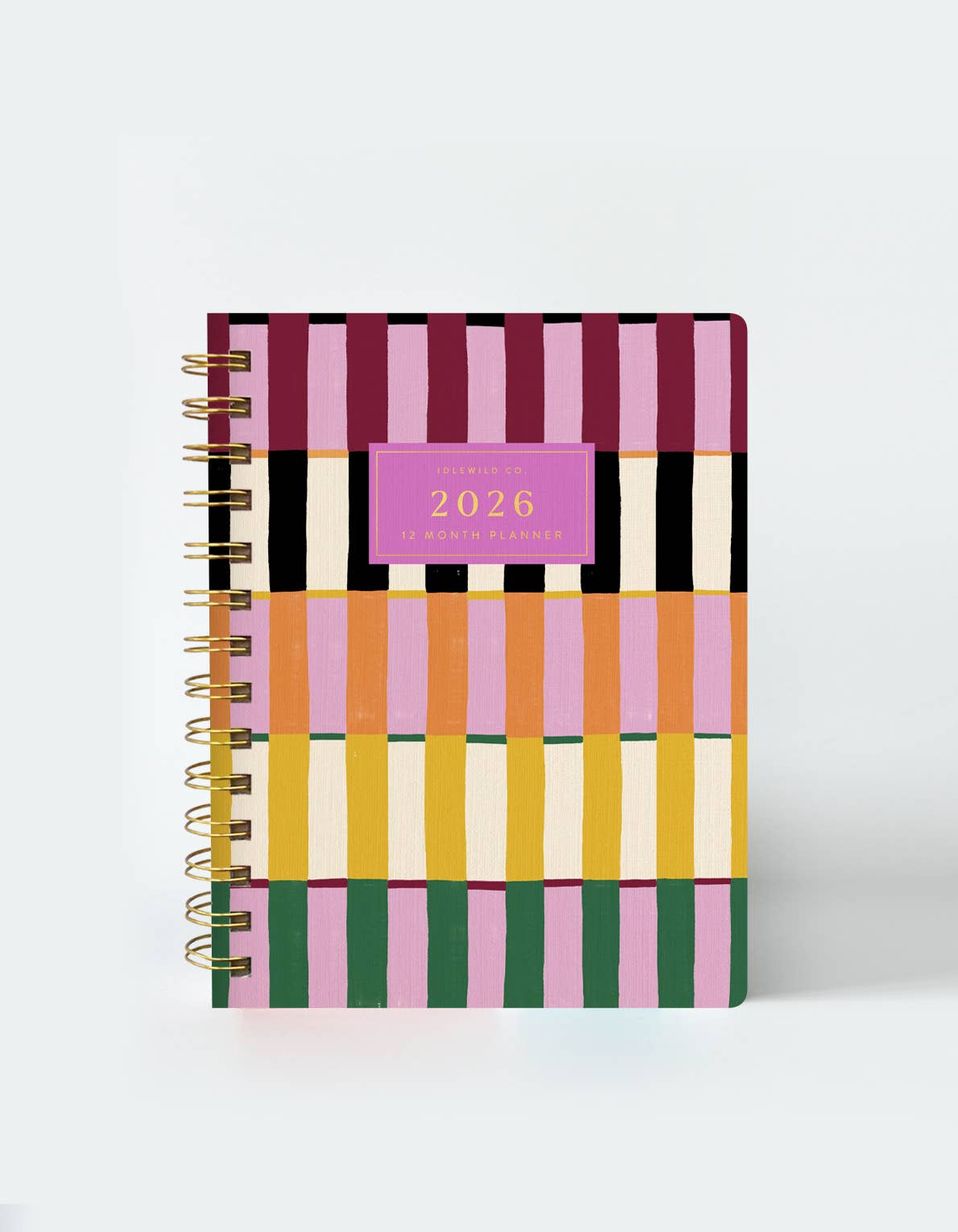 2026 Pocket Size Planner- Painted Stripes