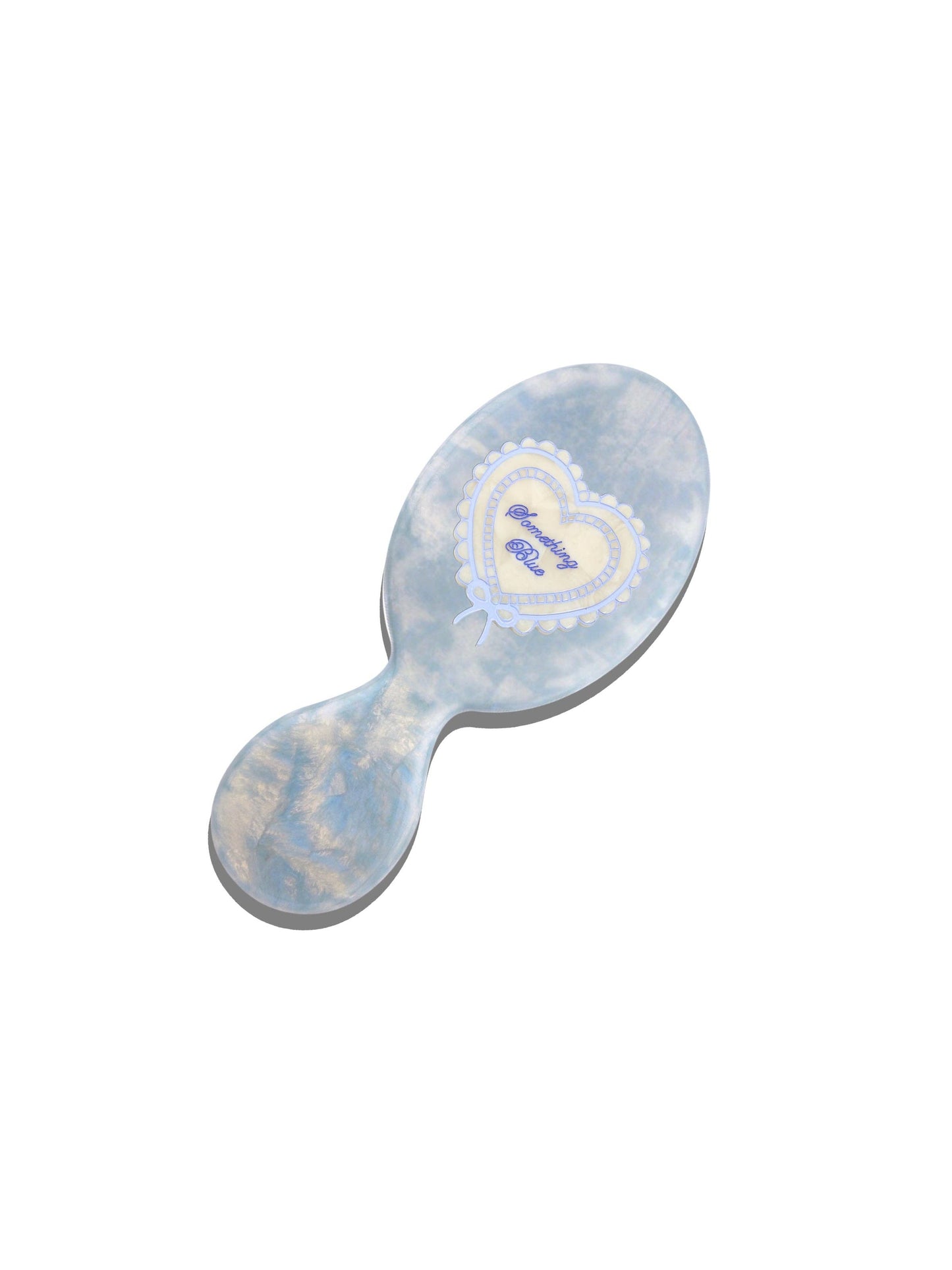 Solar Eclipse Hand-Painted Something Blue Handbag Hero Brush