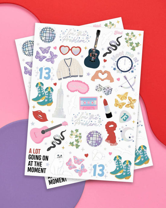 Taylor Swift Eras Tour Temporary Tattoos