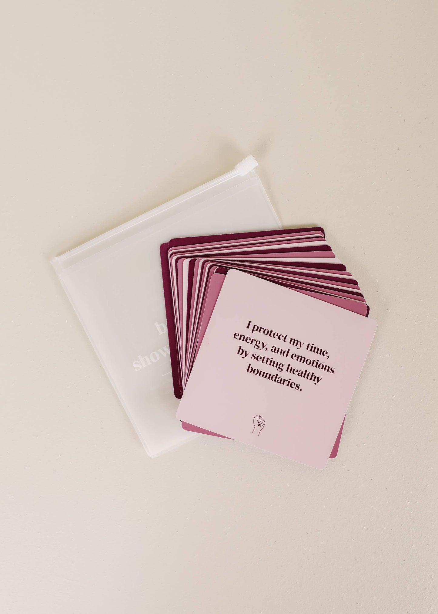 Shower Affirmation™  Cards - Boundaries