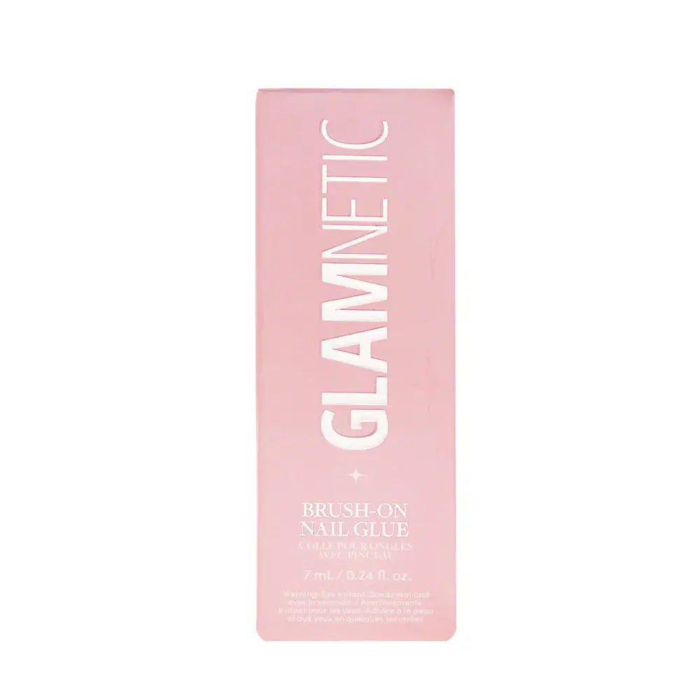 Glamnetic Brush-on Nail Glue|Travel Friendly|Brush Tip Applicator